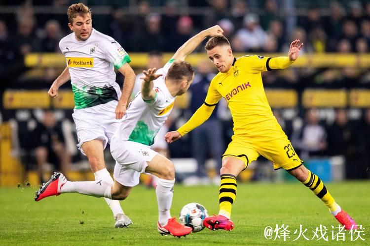 德甲-小阿扎尔进球阿什拉夫助攻 多特蒙德2-1客场击败门兴格拉德巴赫